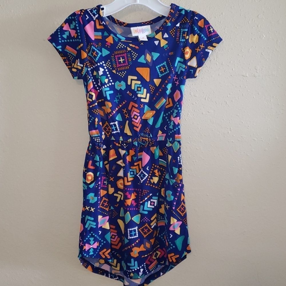 LuLaRoe Blue Stretchy Dress